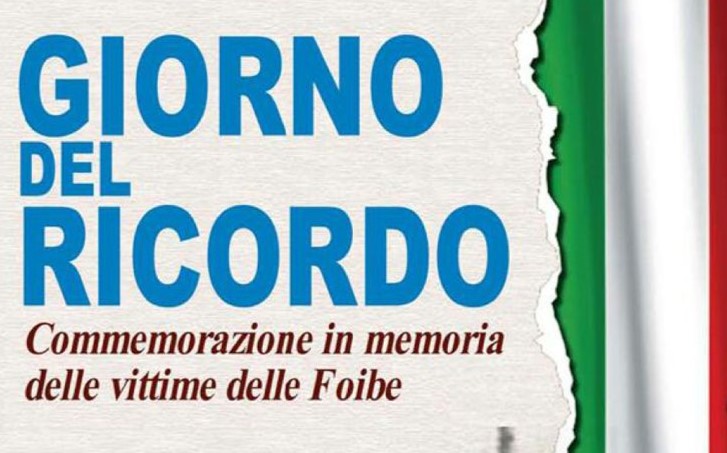 Giorno del Ricordo, il 10 febbraio la cerimonia in Largo Tommaso Saraceni a Vasto