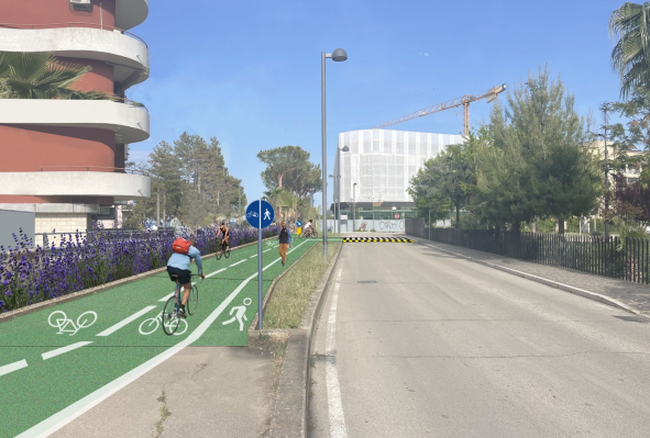 Vasto Marina, partiti i lavori di realizzazione del tratto di ciclovia Adriatica