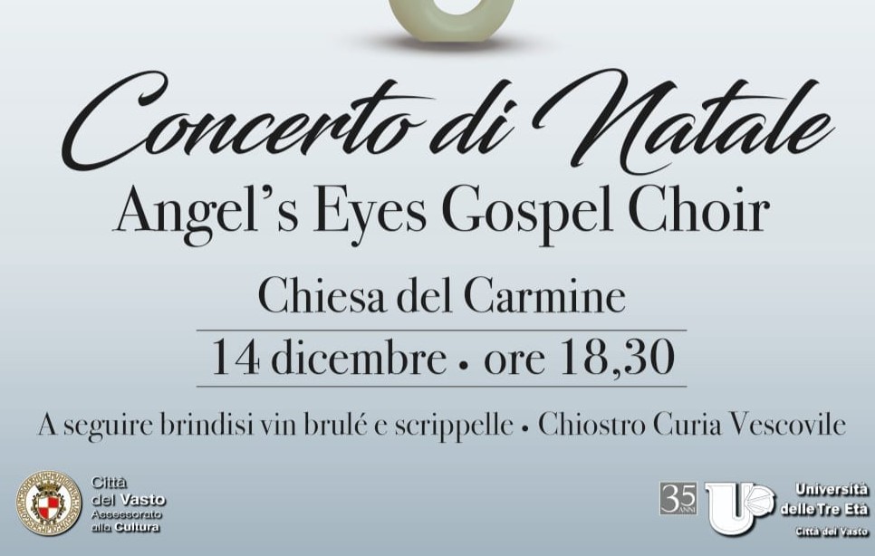 Il 14 dicembre il concerto di Natale di "Angel's Eyes Gospel Choir"