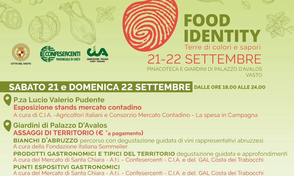 Il 21 e il 22 settembre l’appuntamento con Food Identity